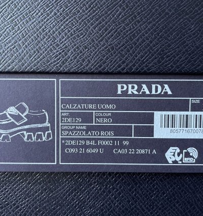Prada Loafers Monolith Brushed Leather