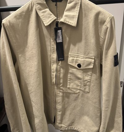 Stone Island Overshirt Light Jacket Tan Beige