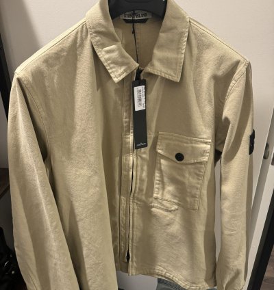 Stone Island Overshirt Light Jacket Tan Beige