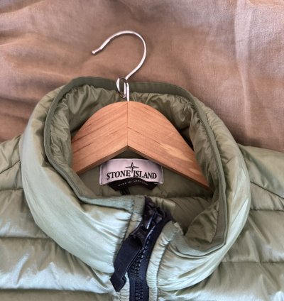 Stone Island Packable Down Jacket Sage Green