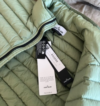 Stone Island Packable Down Jacket Sage Green