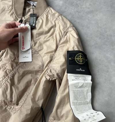 Stone Island Packable Garment Dyed Micro Yarn Bomber