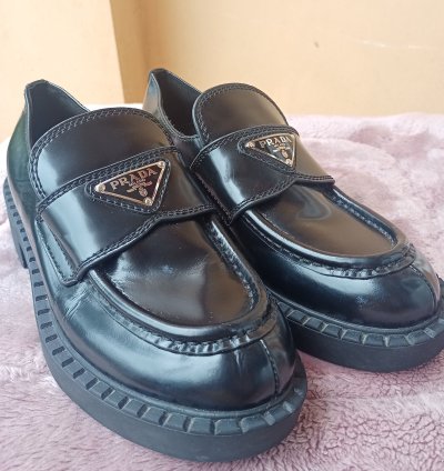 Prada Logo Loafers