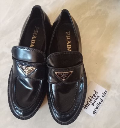 Prada Logo Loafers