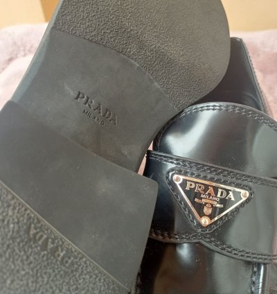 Prada Logo Loafers