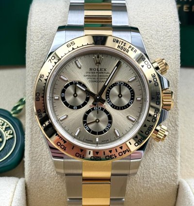 Rolex Daytona Unworn Cosmograph Daytona 40mm Champagne Dial Two Tone Bracelet 126503 Box Papers 2024