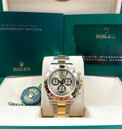 Rolex Daytona Unworn Cosmograph Daytona 40mm Champagne Dial Two Tone Bracelet 126503 Box Papers 2024