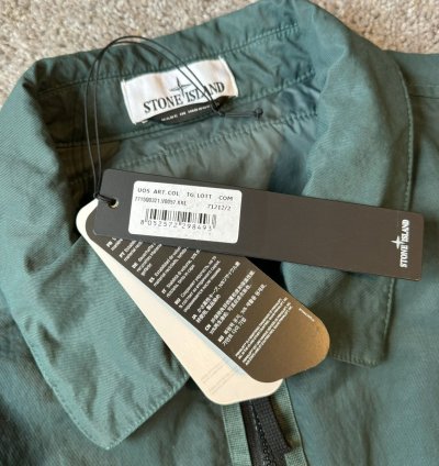 Stone Island Padded Zipped Overshirt Jacket Petrol