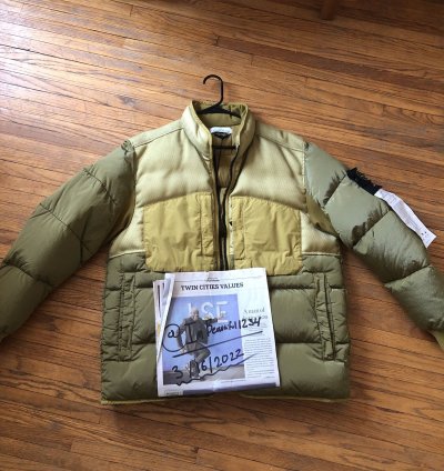 Stone Island Panama Modified Down Jacket olvie