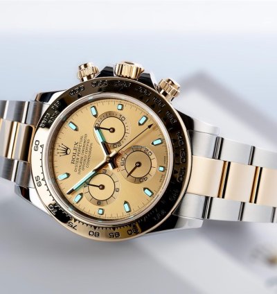 Rolex Daytona Unworn Full Set Champagne Dial