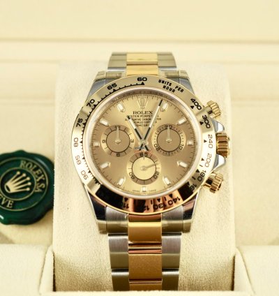 Rolex Daytona Unworn Full Set Champagne Dial
