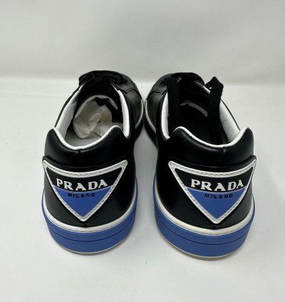 Prada Low Top Leather Sneakers