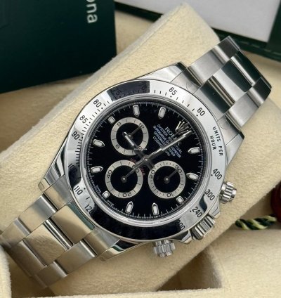 Rolex Daytona Unworn Stickers Original Purchase Receipt In Stock