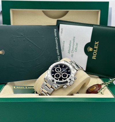 Rolex Daytona Unworn Stickers Original Purchase Receipt In Stock