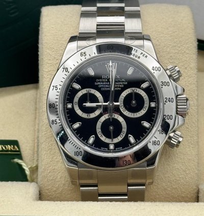 Rolex Daytona Unworn Stickers Original Purchase Receipt In Stock