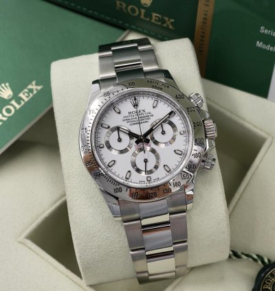 Rolex Daytona White Aph Dial
