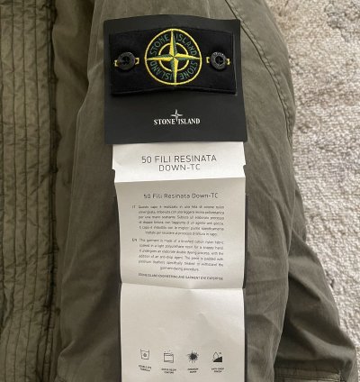 Stone Island Parka 50 Fili Resinata Down