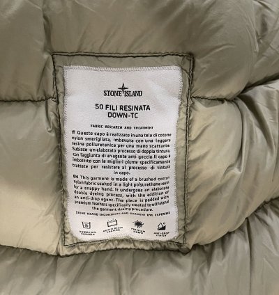 Stone Island Parka 50 Fili Resinata Down