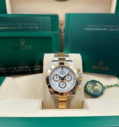 Rolex Daytona White Dial Two Tone Bracelet 126503 Unworn 2025