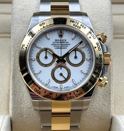 Rolex Daytona White Dial Two Tone Bracelet 126503 Unworn 2025