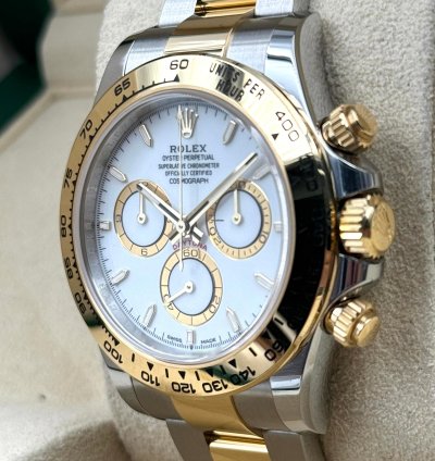 Rolex Daytona White Dial Two Tone Bracelet 126503 Unworn 2025