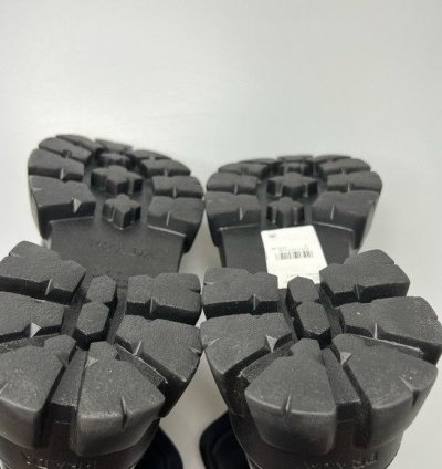 Prada Lug-sole Leather Combat Boots Black