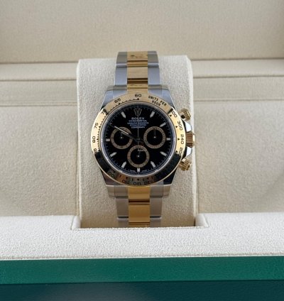 Rolex Daytona Yellow Gold And Steel Black Dial 126503