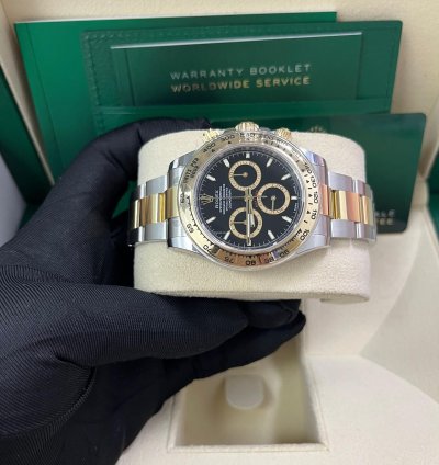 Rolex Daytona Yellow Gold And Steel Daytona Black Index Dial - Oyster Bracelet 126503