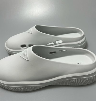 Prada Mellow Rubber Mules Shoes White Men Eu 43 Us 10 625