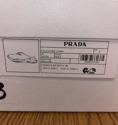 Prada Mellow Rubber Slip On