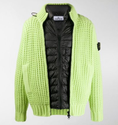 Stone Island President Knit 3in1 Jacket Green Size