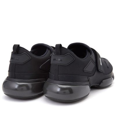 Prada Men Cloudbust Sneaker Shoes Black Strapped