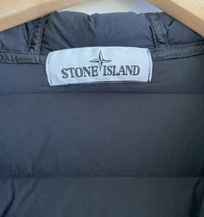 Stone Island Puffer Down Jacket Black Size Large