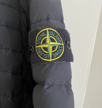 Stone Island Puffer Down Jacket Black Size Large