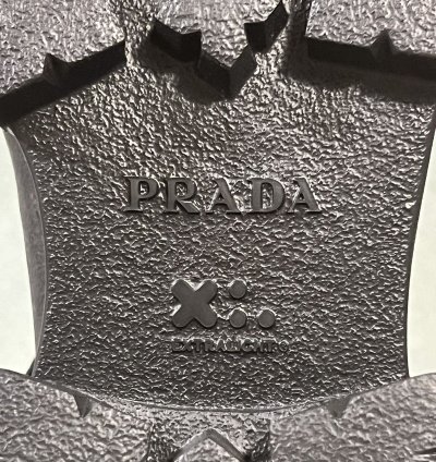 Prada Mens Leather Monolith Spazzolato Lace-up Derby