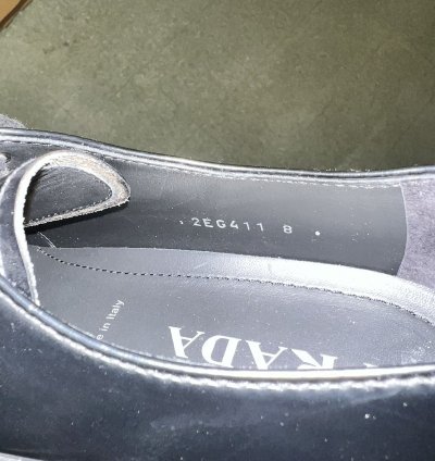 Prada Mens Leather Monolith Spazzolato Lace-up Derby