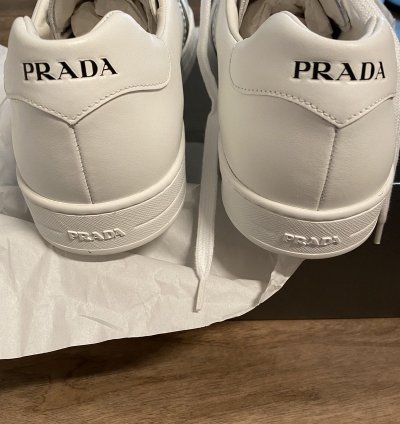 Prada Mens Leather Sneakers