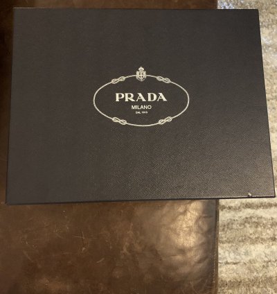 Prada Mens Monolith Brushed Leather Loafers