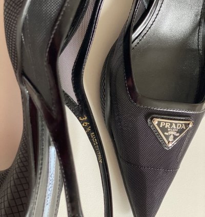 Prada Mesh Heels