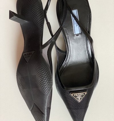 Prada Mesh Heels
