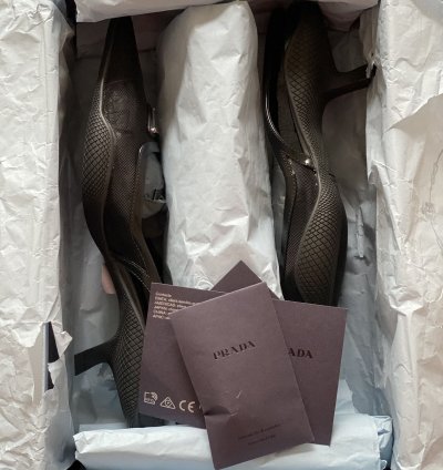 Prada Mesh Heels