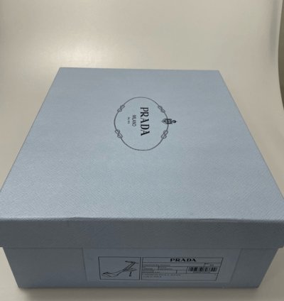 Prada Metallic Leather Logo Sandals Women Eu 39 Us 9 1050