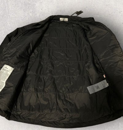 Stone Island Q0321 Opaque Nylon Twill Jacket With Primaloft
