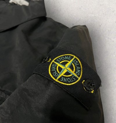 Stone Island Q0321 Opaque Nylon Twill Jacket With Primaloft
