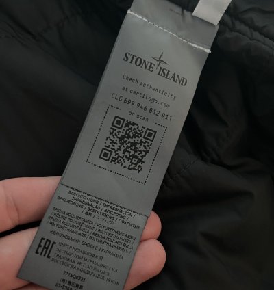 Stone Island Q0321 Opaque Nylon Twill Jacket With Primaloft