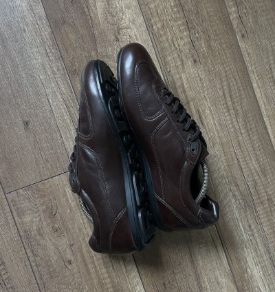 Prada Milano Leather Low Casual Shoes Sneakers