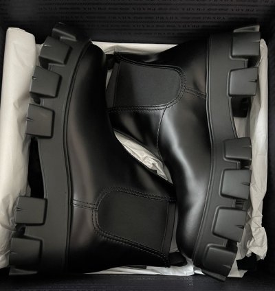 Prada Monolith Ankle Boot