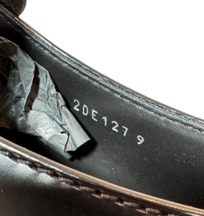Prada Monolith Black Leather Loafers Size 43 Eu 9 Us