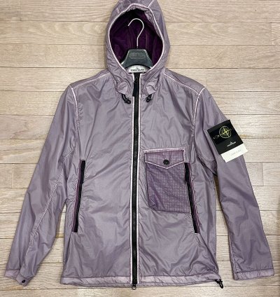 Stone Island Rare Lamy Flock Jacket Sz Purple Lavender