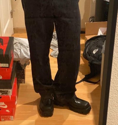 Prada Monolith Boot Brushed Leather Derby Shoes